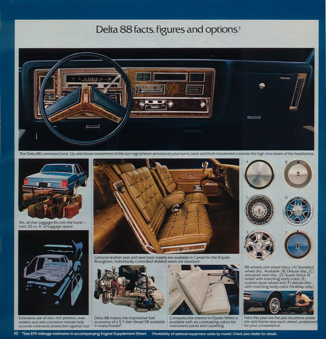 1980 Oldsmobile Full-Size Brochure Page 10